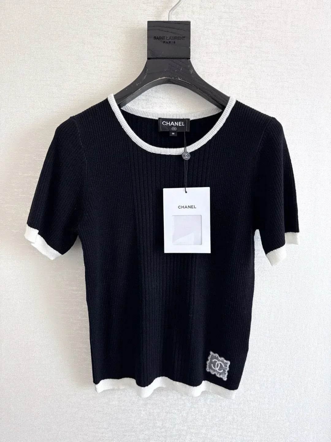 Knitted LOGO T-shirt