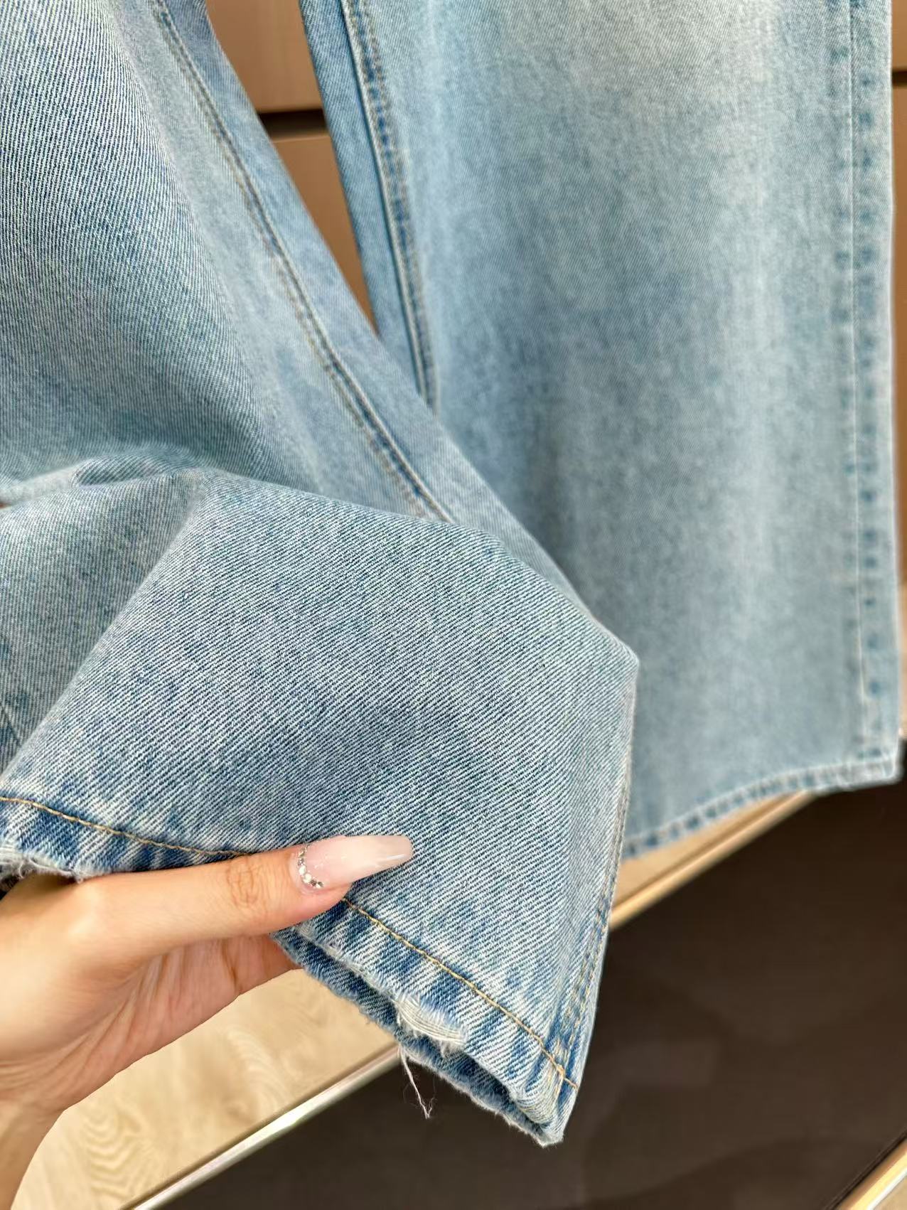 25SS Heavy Industry Hot Diamond Flip Bag Jeans