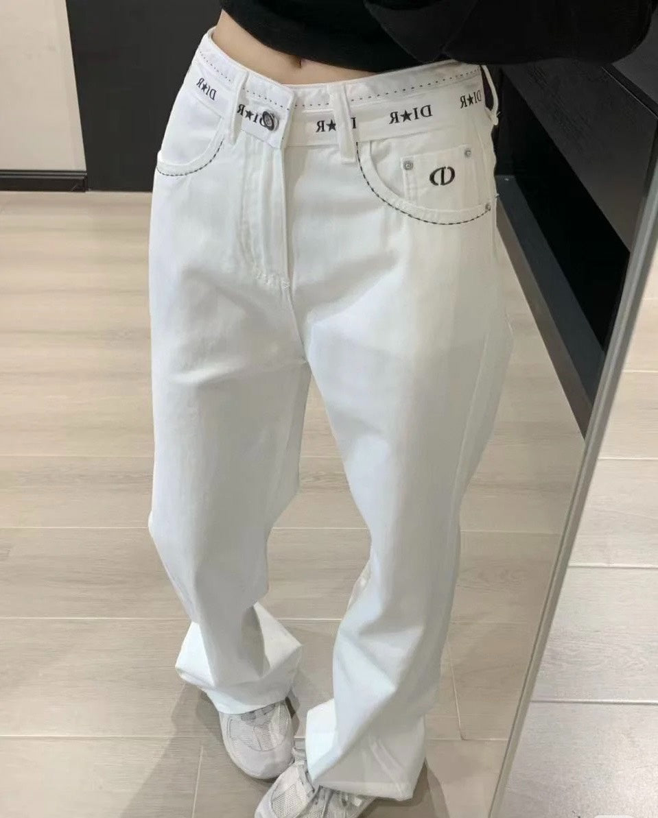 D Straight jeans