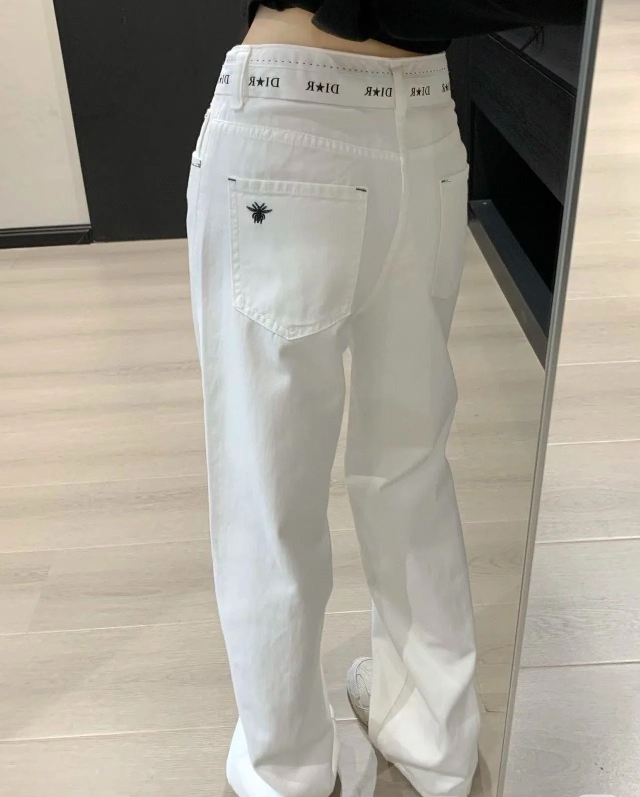 D Straight jeans