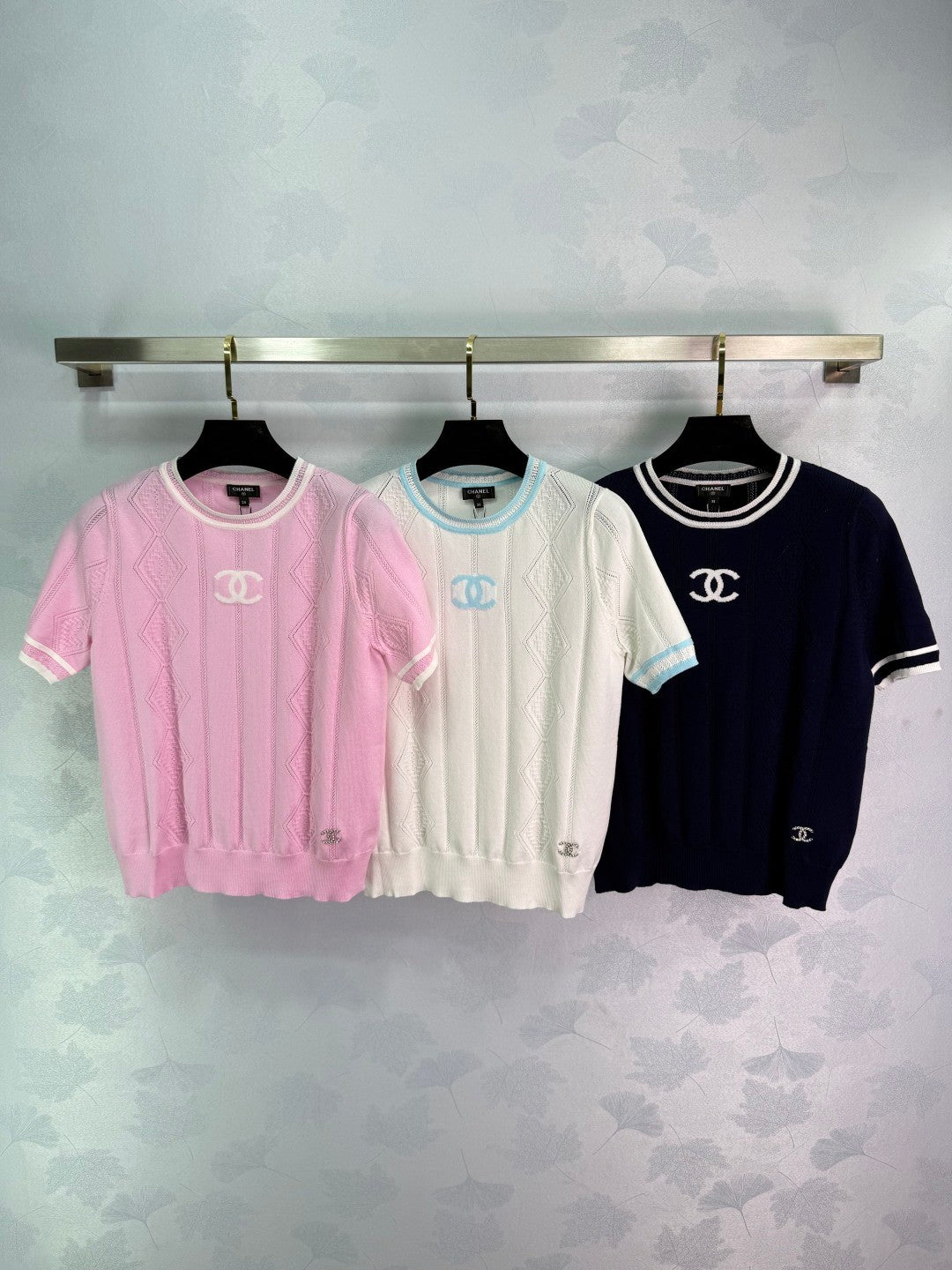 25ss Lingge Knitted Short Sleeve