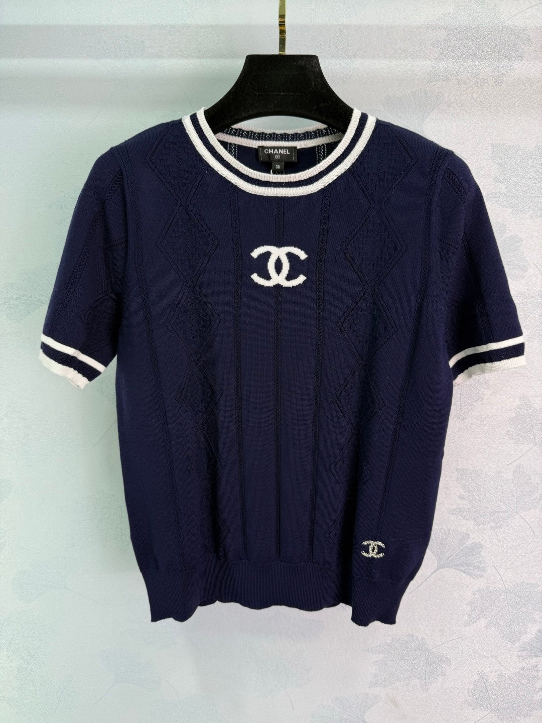 25ss Lingge Knitted Short Sleeve