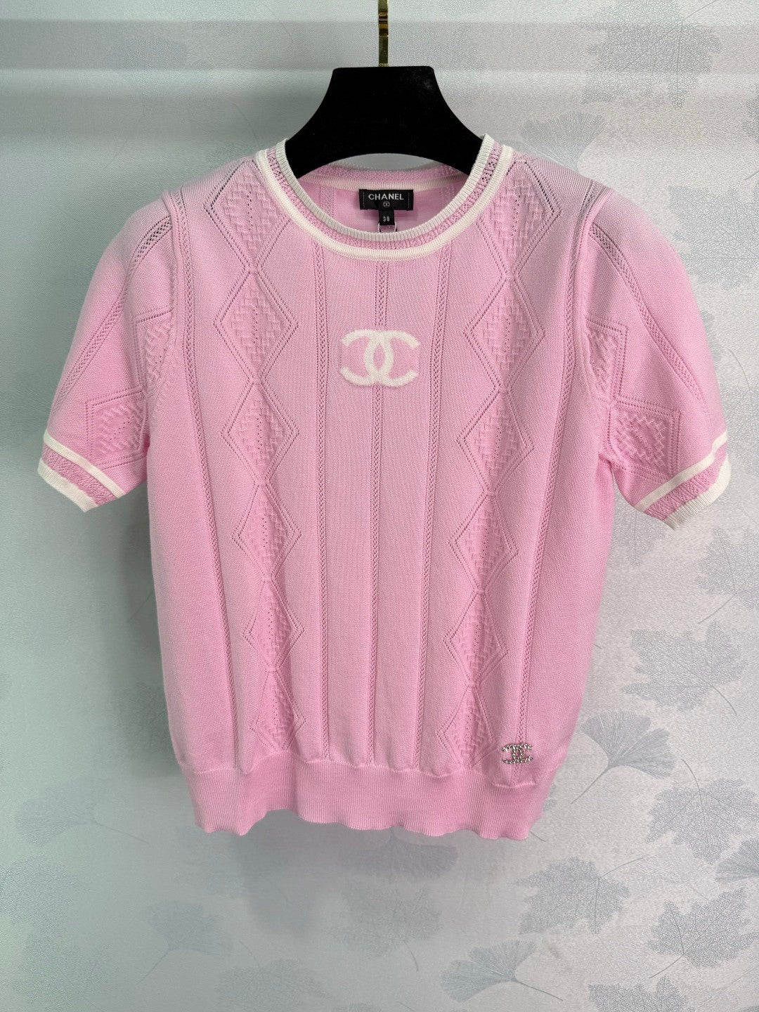 25ss Lingge Knitted Short Sleeve