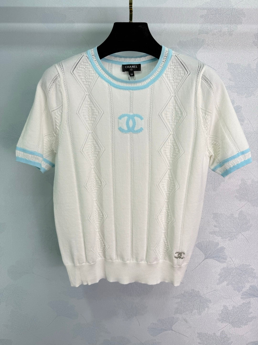 25ss Lingge Knitted Short Sleeve