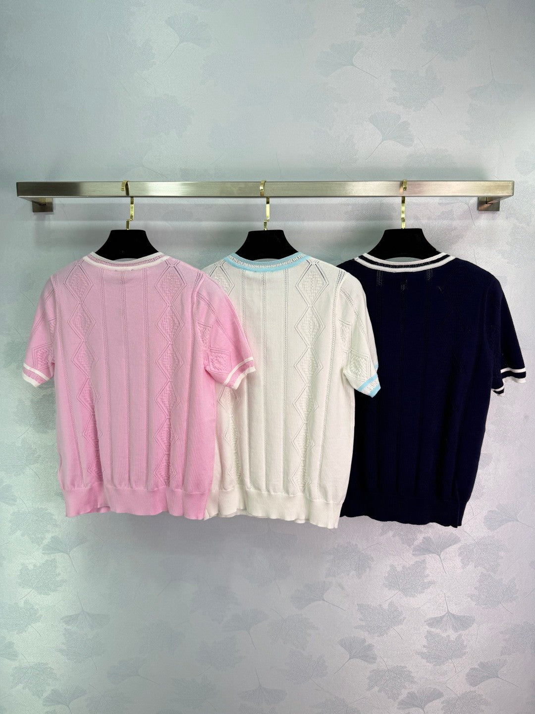 25ss Lingge Knitted Short Sleeve