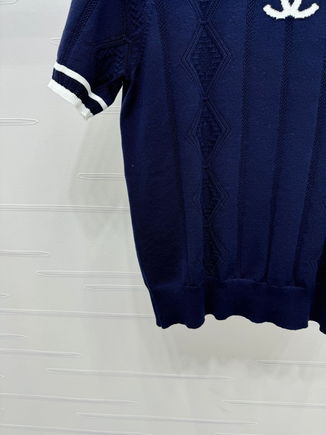 25ss Lingge Knitted Short Sleeve