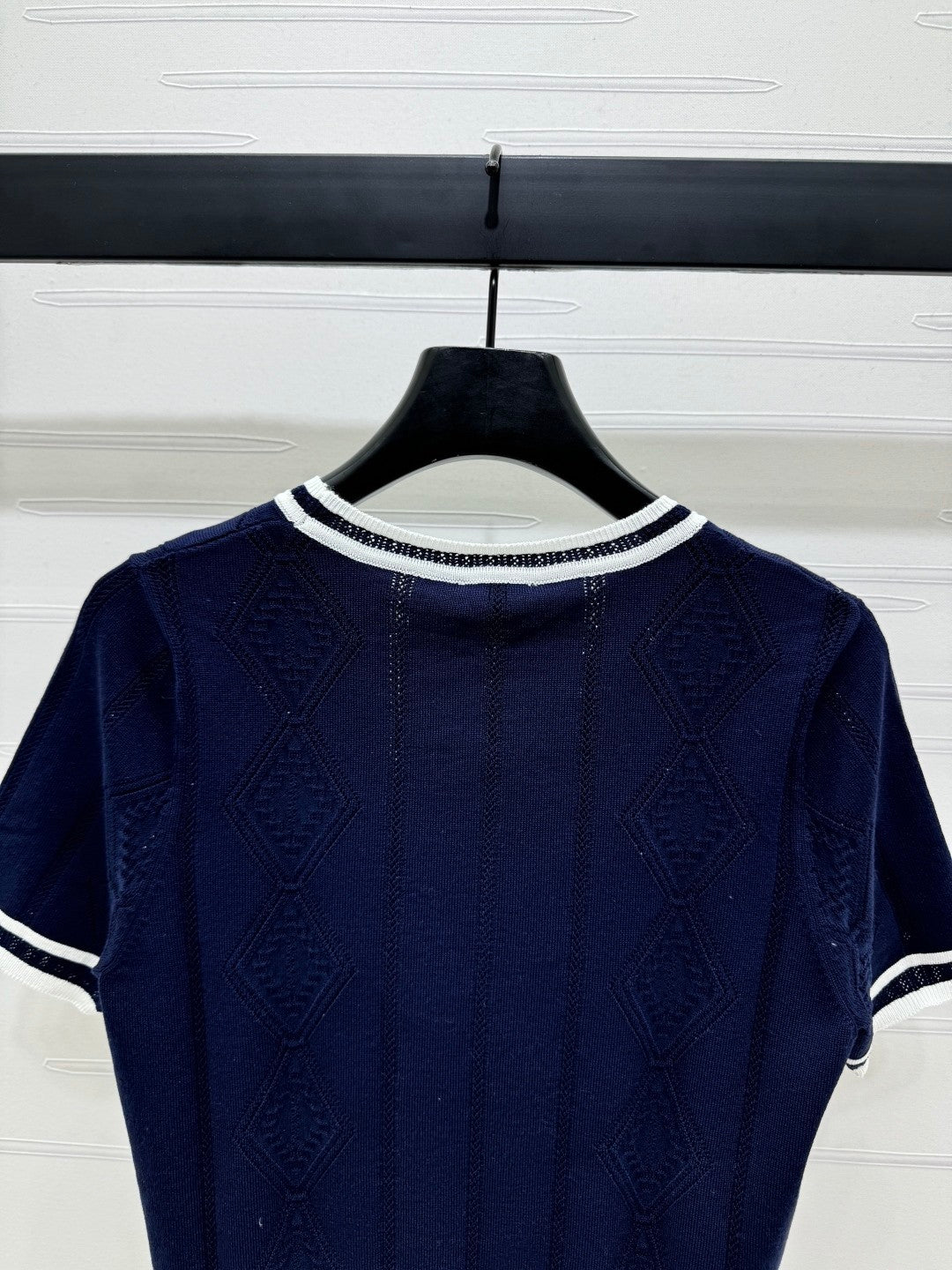 25ss Lingge Knitted Short Sleeve