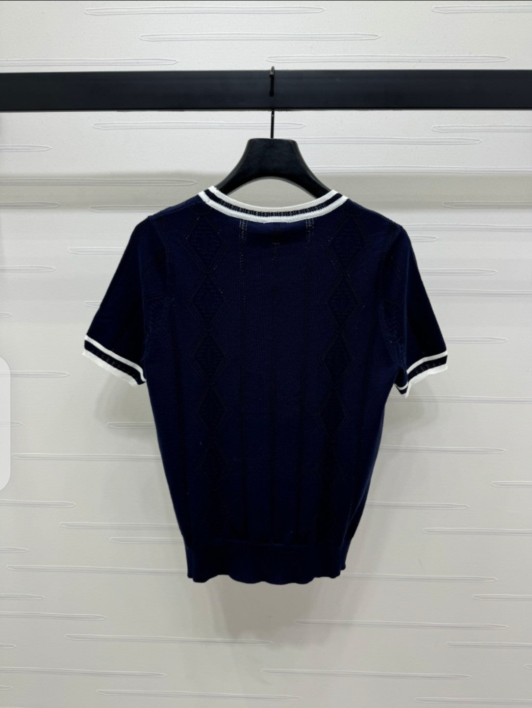 25ss Lingge Knitted Short Sleeve