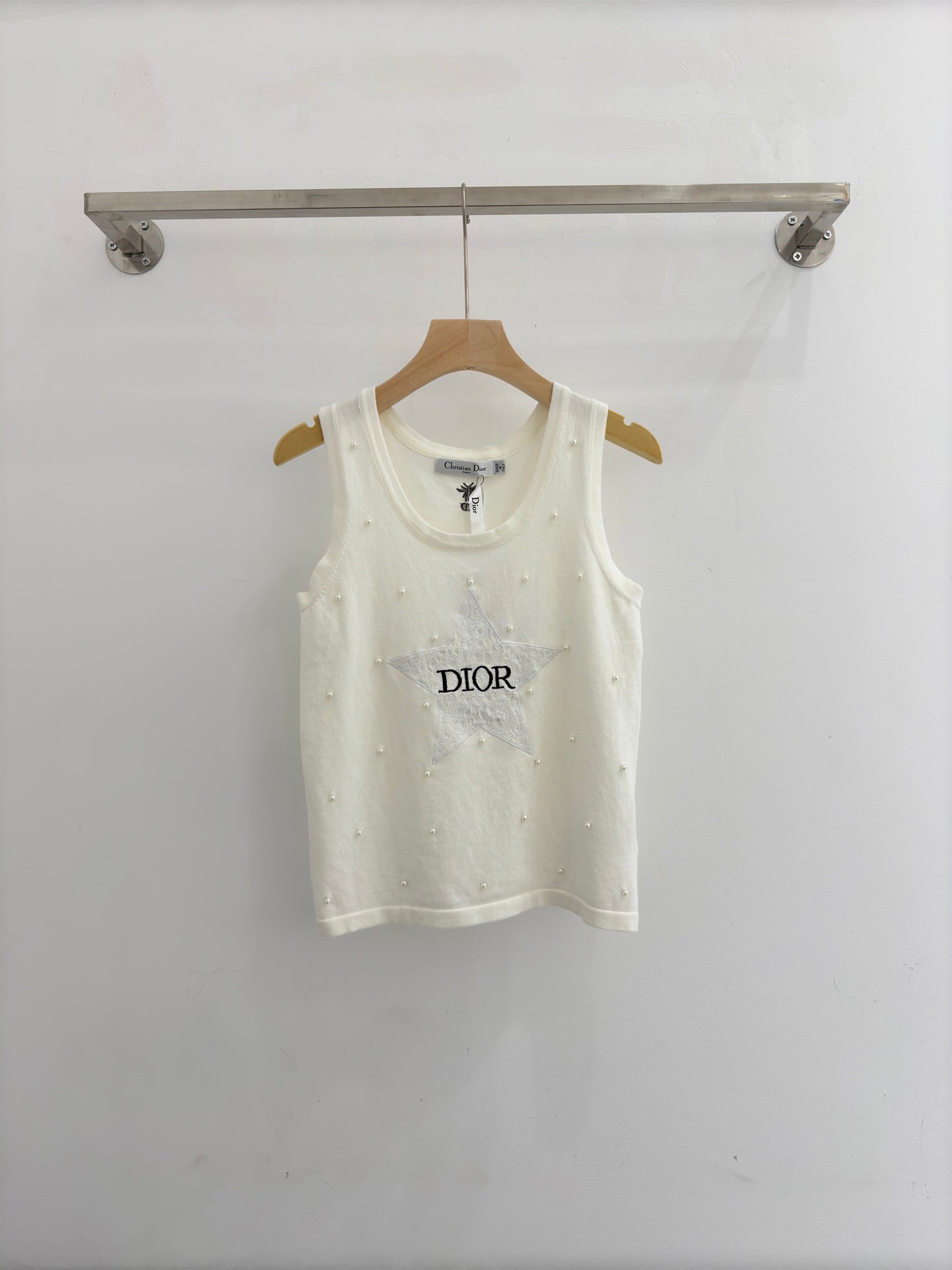 25fw Pearl sleeveless vest
