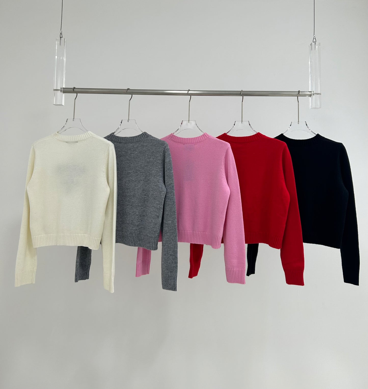 Wool short sweater