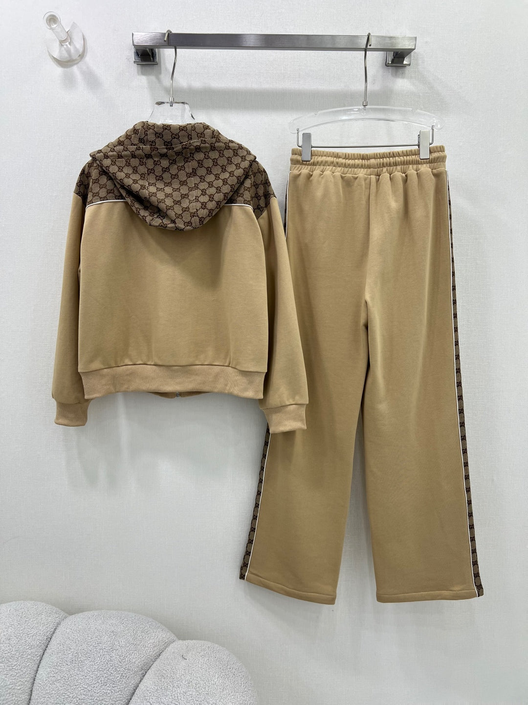 Preppy style athleisure suit