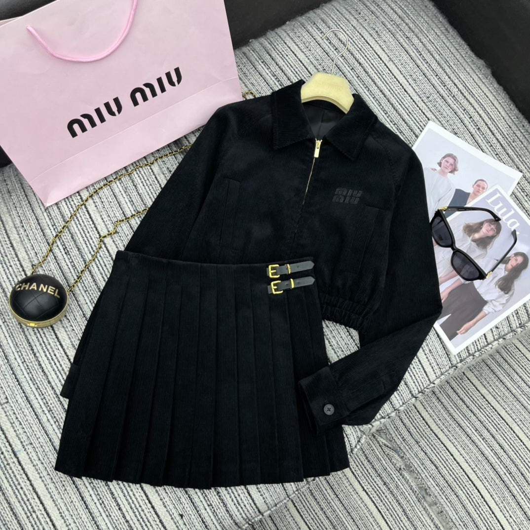 lapel corduroy suit