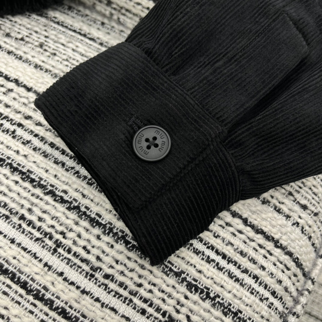 lapel corduroy suit