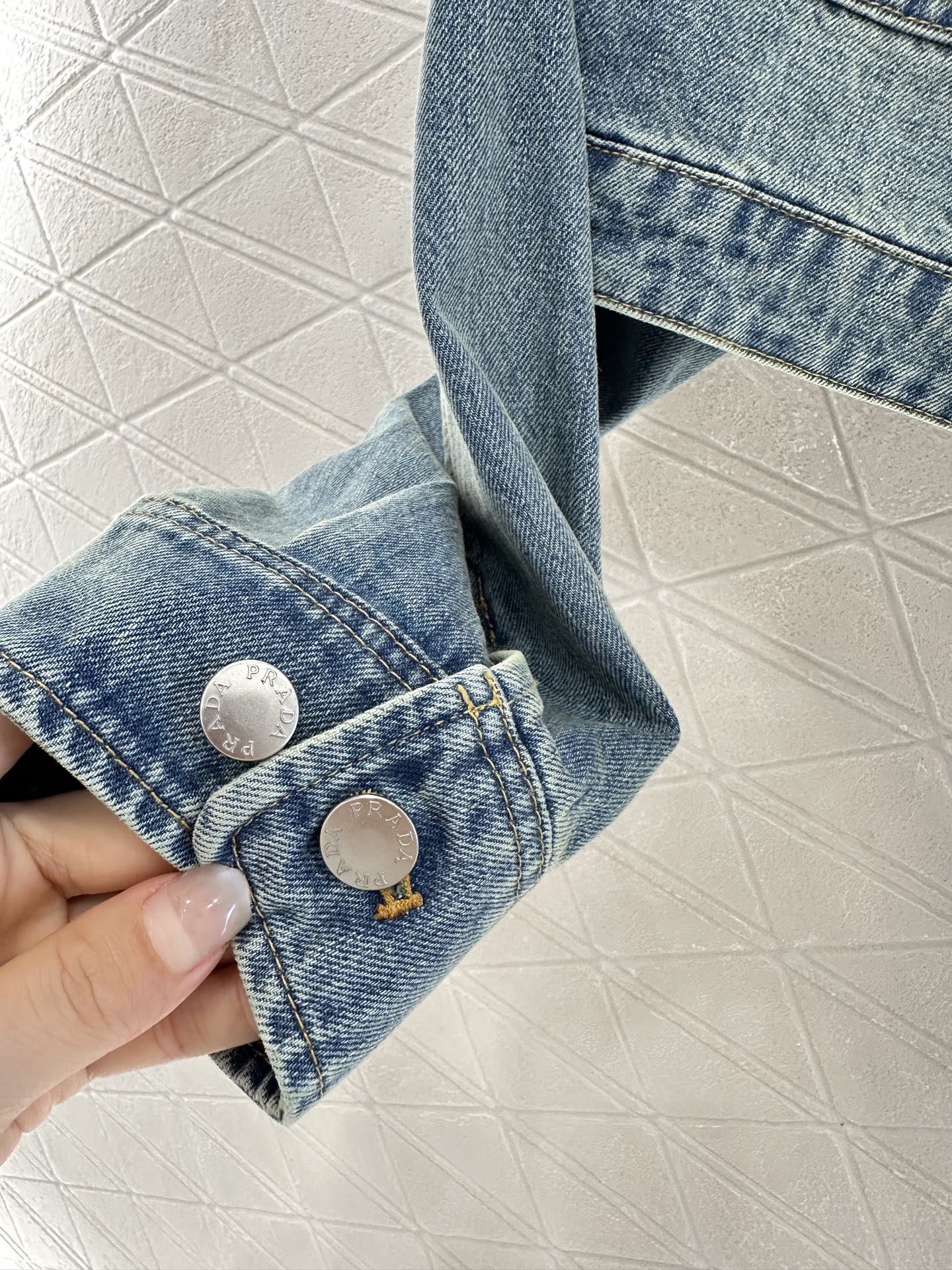 2025 Summer New Leather Denim Jacket