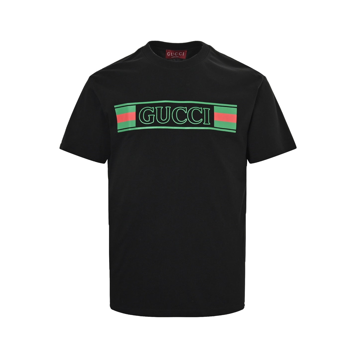 Hollow letter logo printed short sleeves