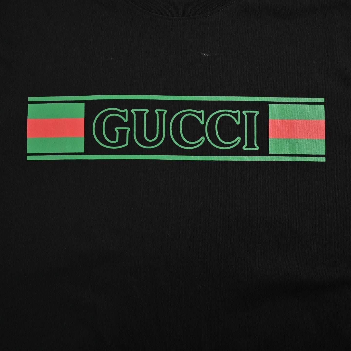 Hollow letter logo printed short sleeves