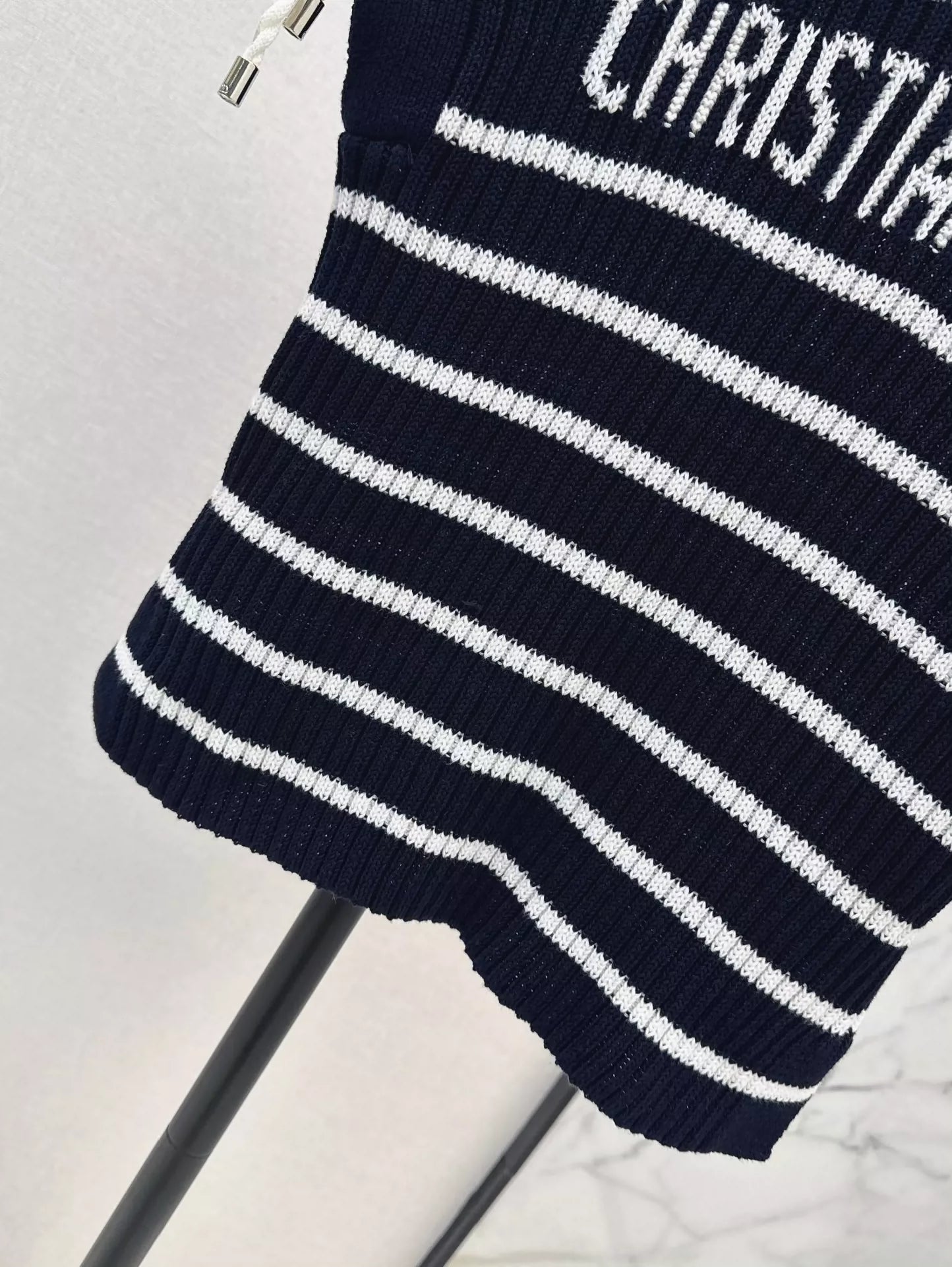 25SS Striped knitted top