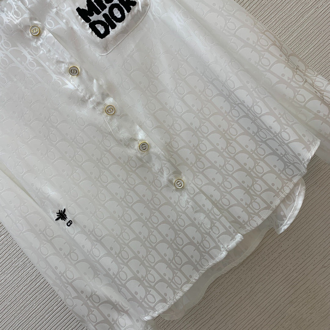 D 25 Lapel long sleeve shirt