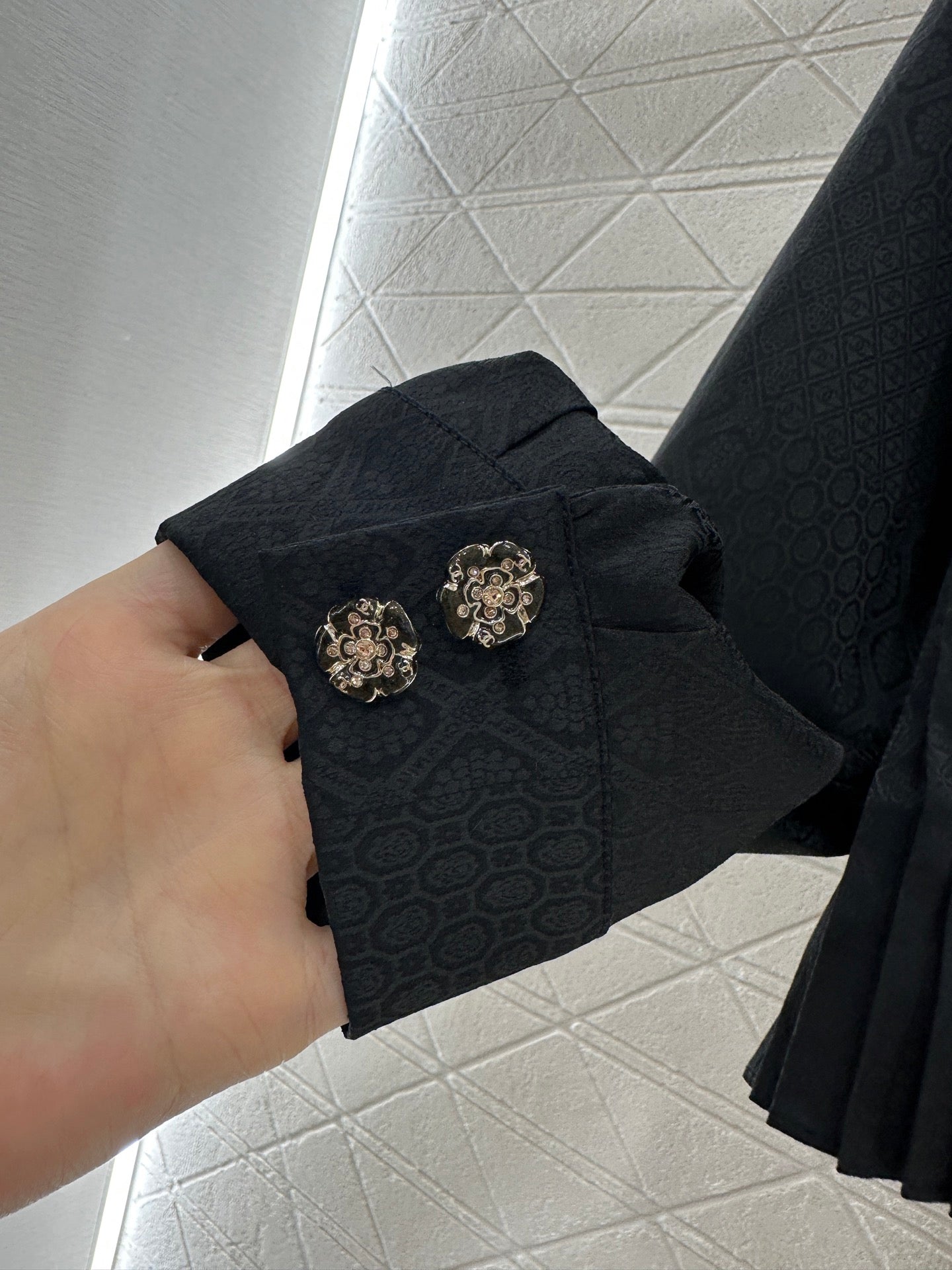 2025 New Arrival Long-sleeved shirt and culottes set