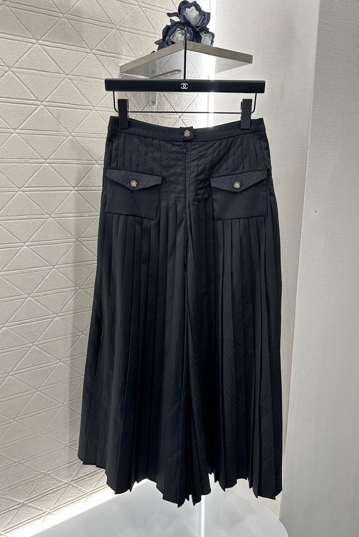 2025 New Arrival Long-sleeved shirt and culottes set