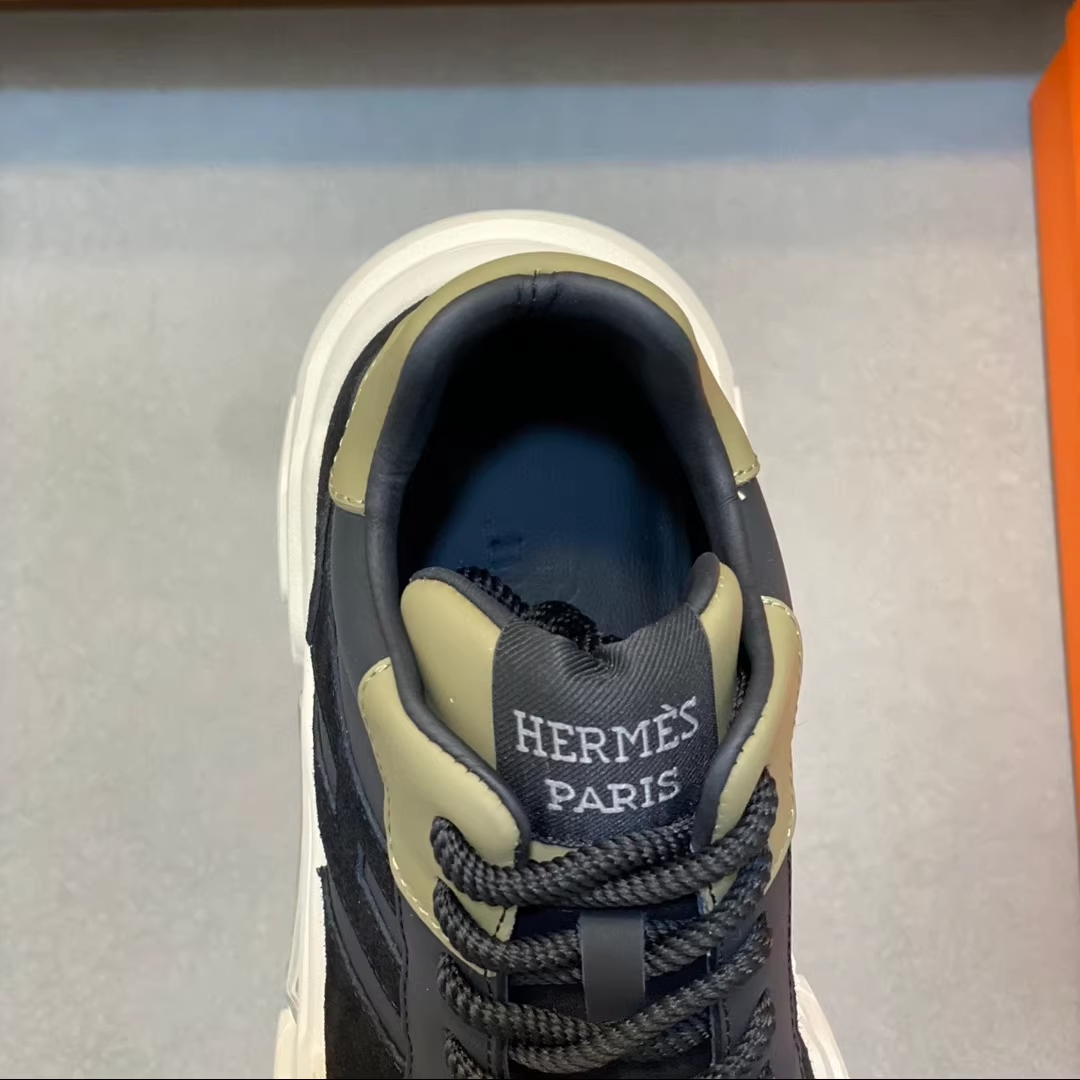 New leather men's thick soled height increasing sports and leisure shoes
