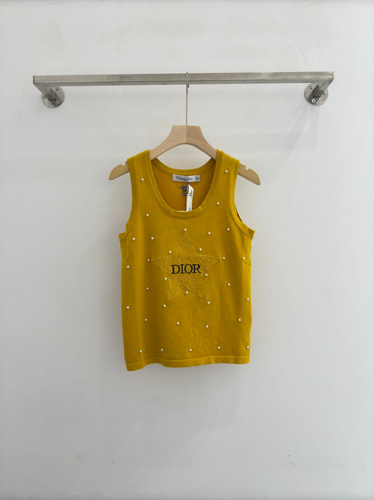 25fw Pearl sleeveless vest