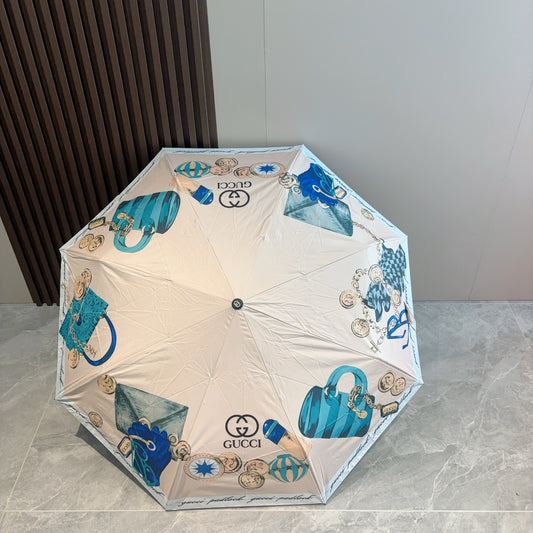 G Three-fold automatic folding umbrella
