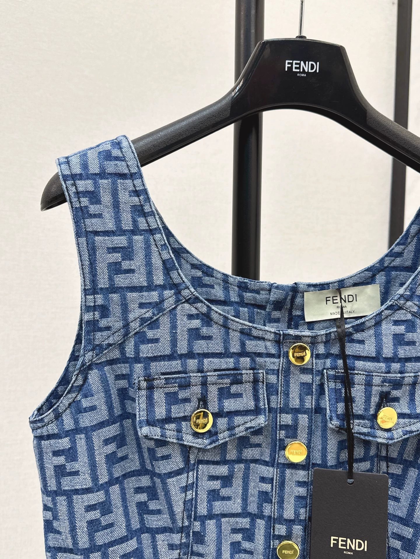25SS Cowboy vest skirt