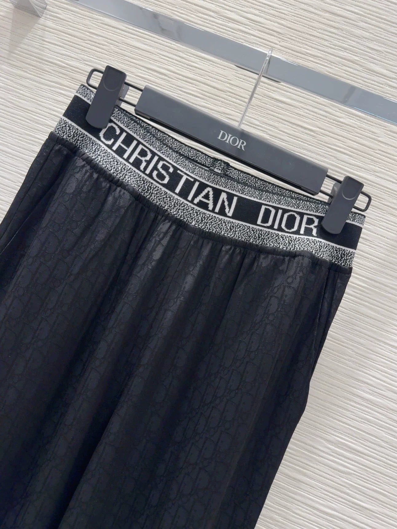 D 25 New Dark Flower Letter Ribbon Casual Trousers