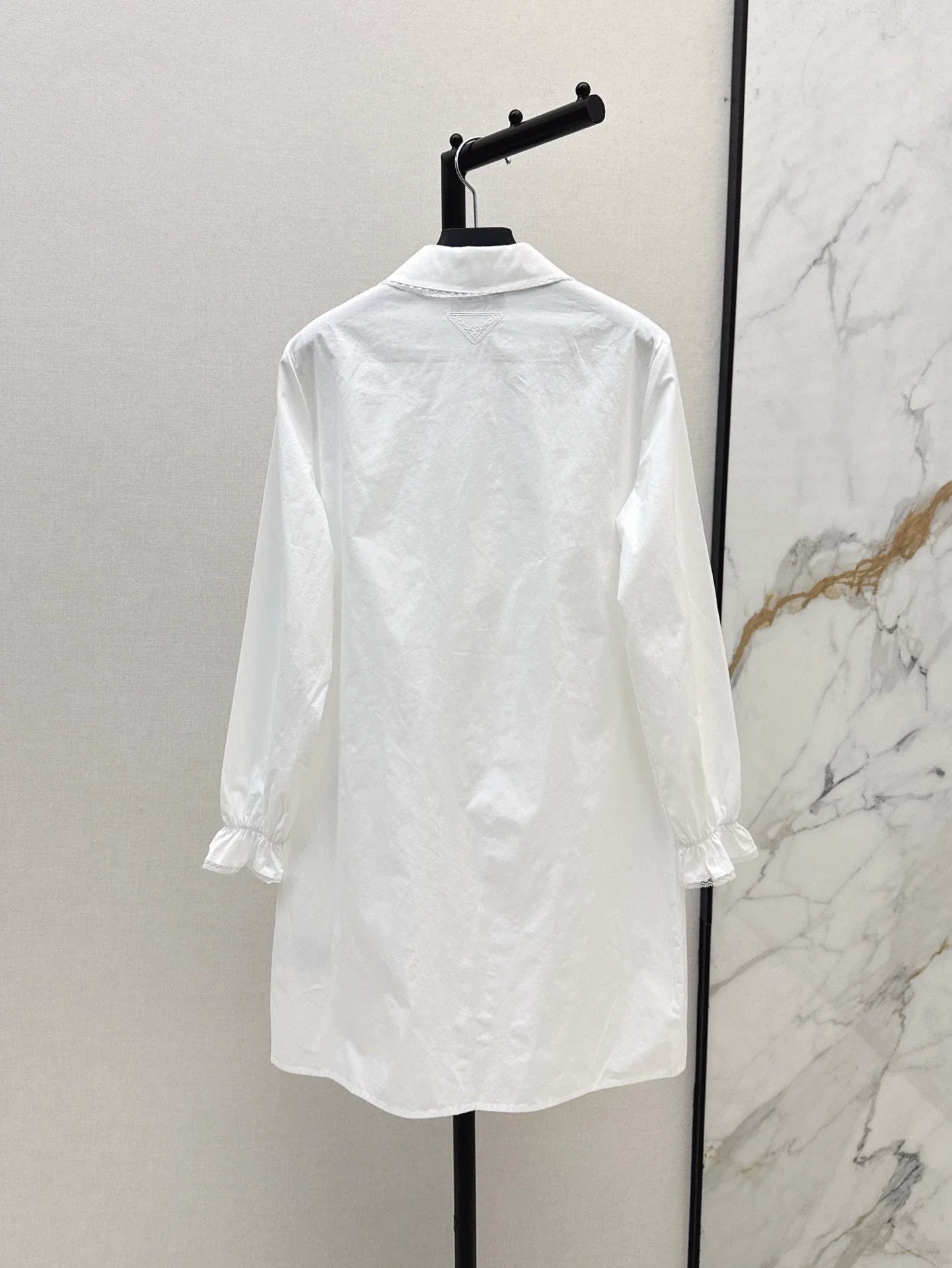 P 25 Spring Summer New Lace Lace Long Sleeve Shirt Style Dresses