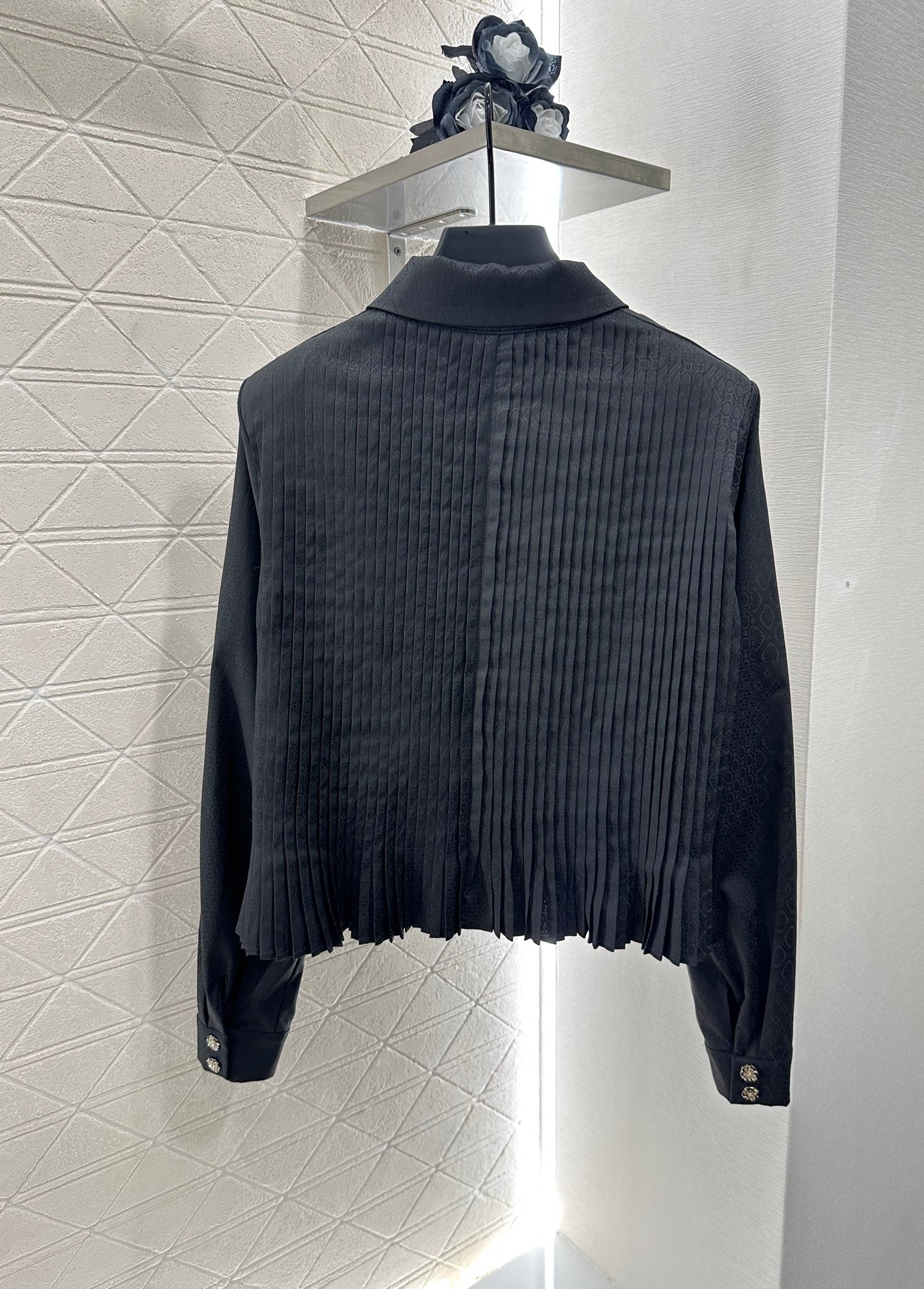 2025 New Arrival Long-sleeved shirt and culottes set
